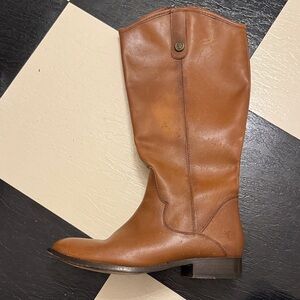 Frye Women's Brown Leather Heeled Boots